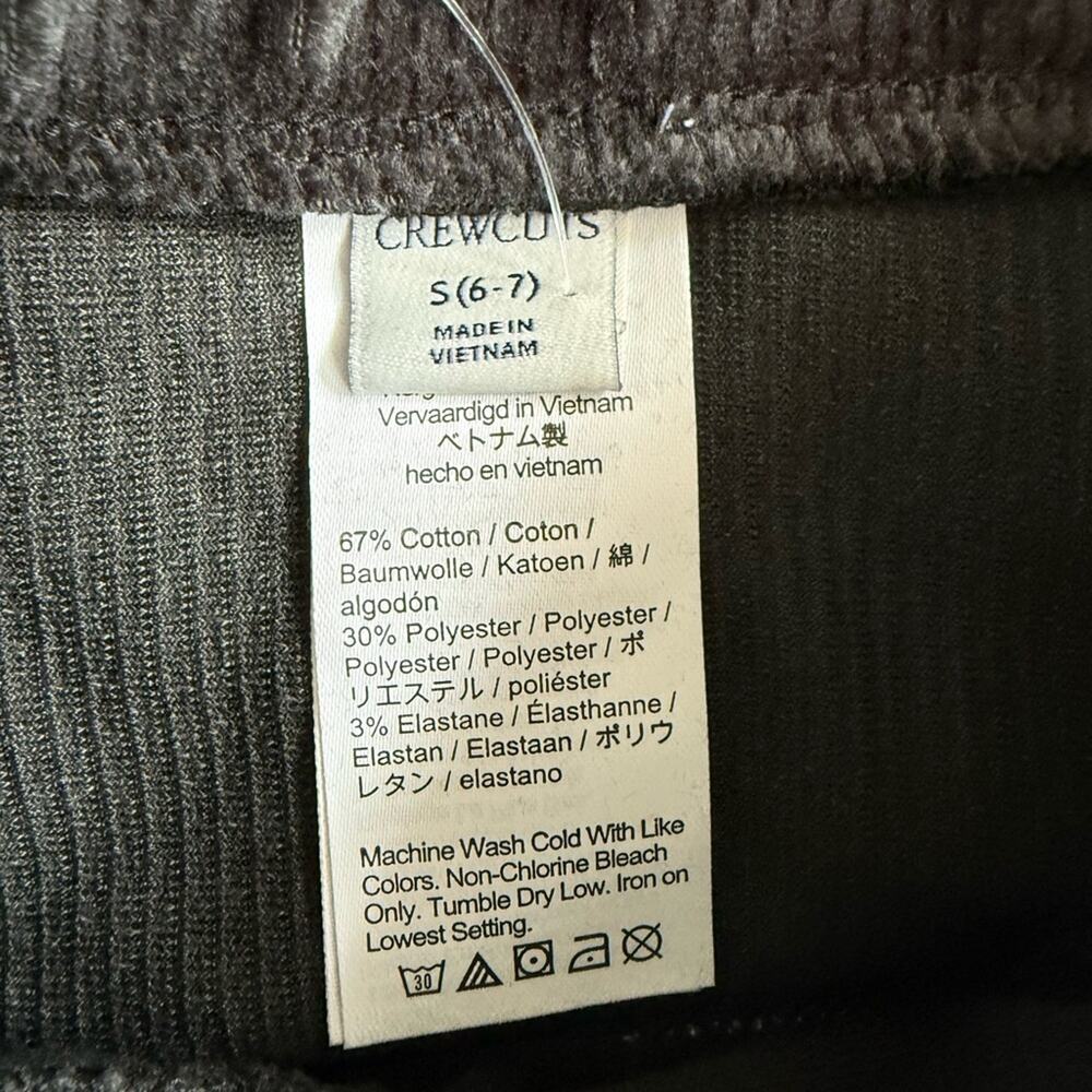 J. Crew Crewcuts black corduroy drop-waist mini skirt - Picture 7 of 7